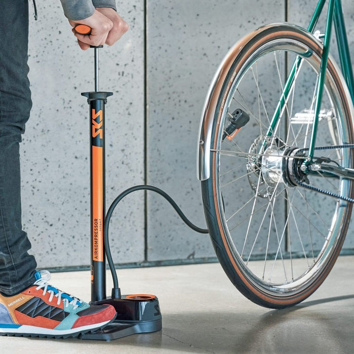 SKS AIRKOMPRESSOR COMPACT 10.0 floor pump - black - SKS - Evelostore