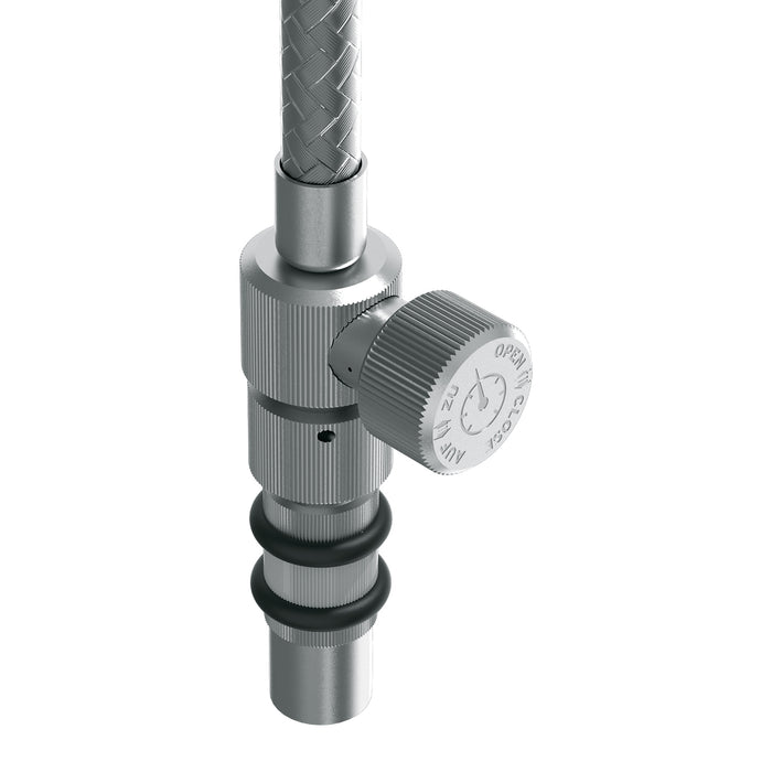 SKS RENNKOMPRESSOR SUSPENSION floor pump - red - SKS - Evelostore