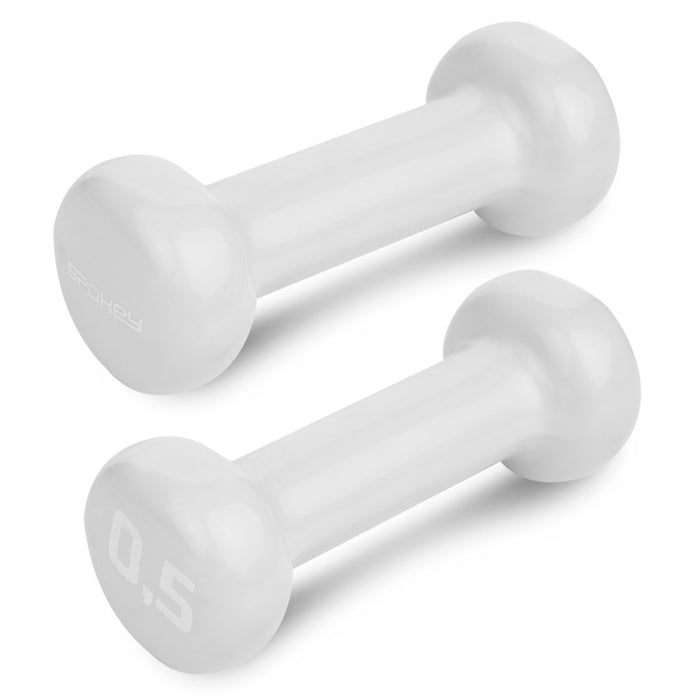 SPOKEY SHAPE IV 2x0.5 kg dumbbells - grey - SPOKEY - Evelostore