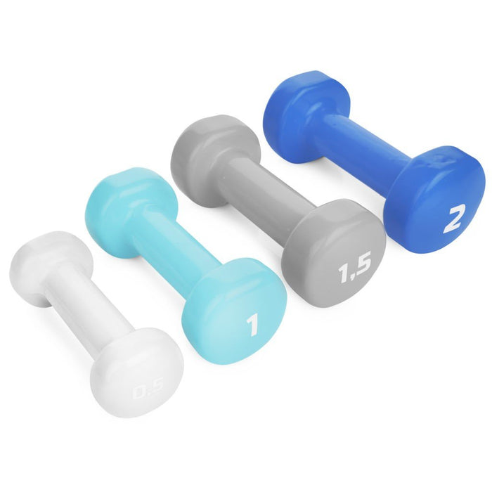 SPOKEY SHAPE IV 2x0.5 kg dumbbells - grey - SPOKEY - Evelostore