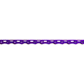 Purple bicycle chain on a white background