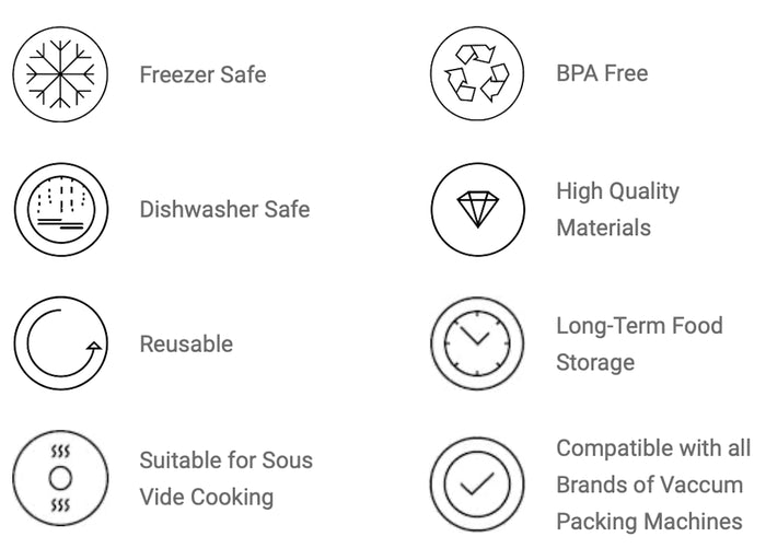 STATUS vacuum bags 12x55cm - 100pcs - STATUS - Evelostore