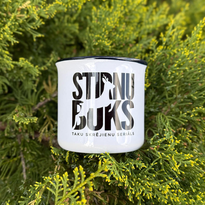 STIRNU BUKS ceramic mug with - white - ELEVEN SPORTSWEAR - Evelostore