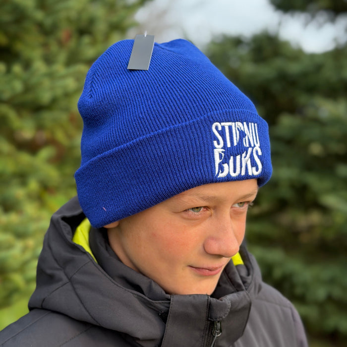 STIRNU BUKS cuff knit beanie – blue - ELEVEN SPORTSWEAR - Evelostore
