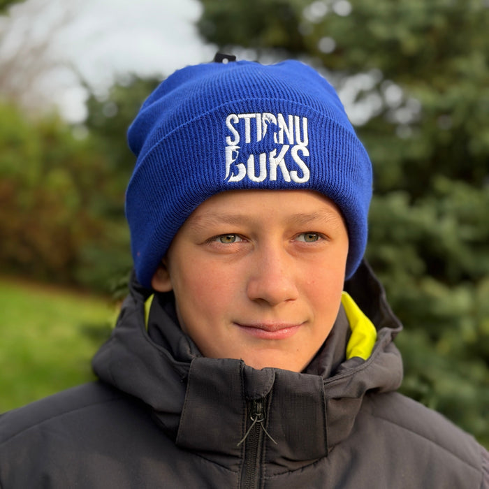STIRNU BUKS cuff knit beanie – blue - ELEVEN SPORTSWEAR - Evelostore