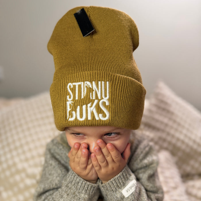 STIRNU BUKS cuff knit beanie – caramel - ELEVEN SPORTSWEAR - Evelostore