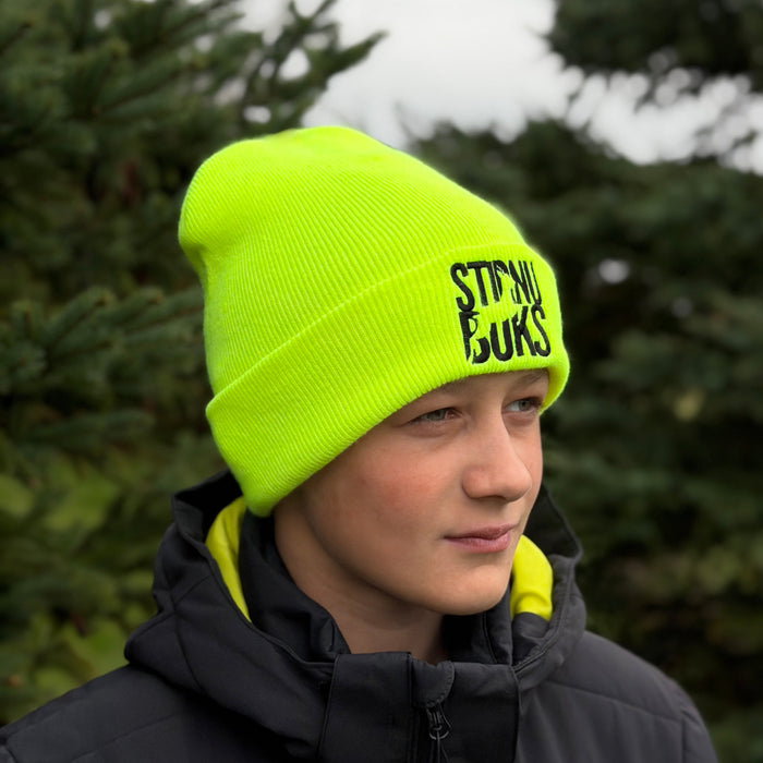 STIRNU BUKS cuff knit beanie – fluo - ELEVEN SPORTSWEAR - Evelostore