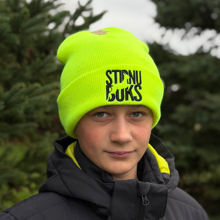 STIRNU BUKS cuff knit beanie – fluo - ELEVEN SPORTSWEAR - Evelostore