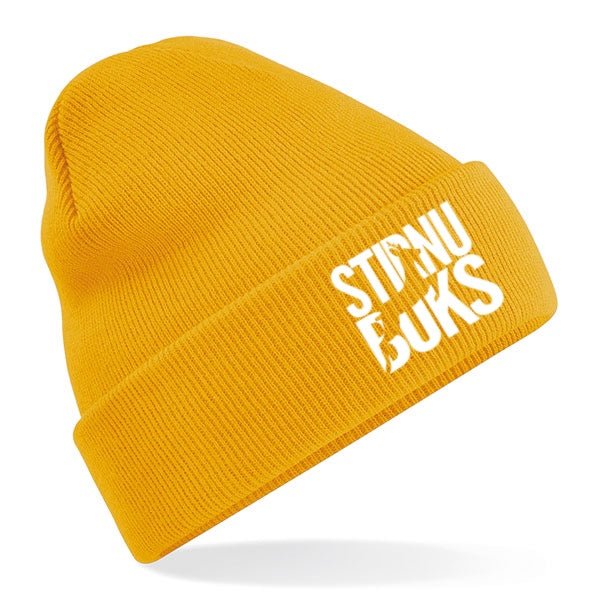 STIRNU BUKS cuff knit beanie – mustard - ELEVEN SPORTSWEAR - Evelostore