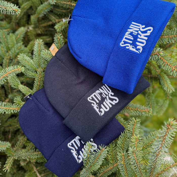 STIRNU BUKS cuff knit beanie – Navy blue - ELEVEN SPORTSWEAR - Evelostore
