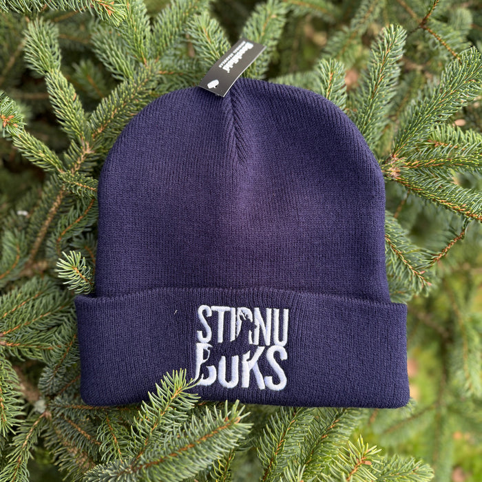 STIRNU BUKS cuff knit beanie – Navy blue - ELEVEN SPORTSWEAR - Evelostore