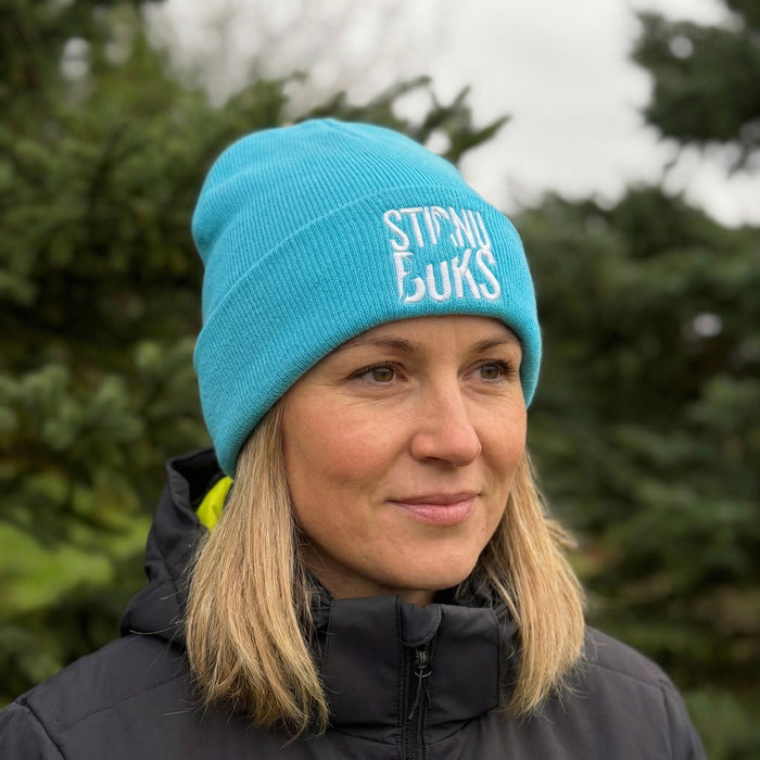 STIRNU BUKS cuff knit beanie – surf blue - ELEVEN SPORTSWEAR - Evelostore