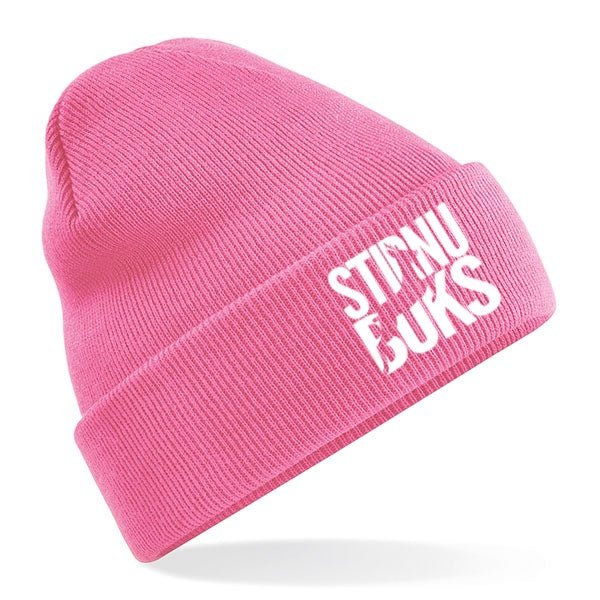STIRNU BUKS cuff knit beanie – true pink - ELEVEN SPORTSWEAR - Evelostore