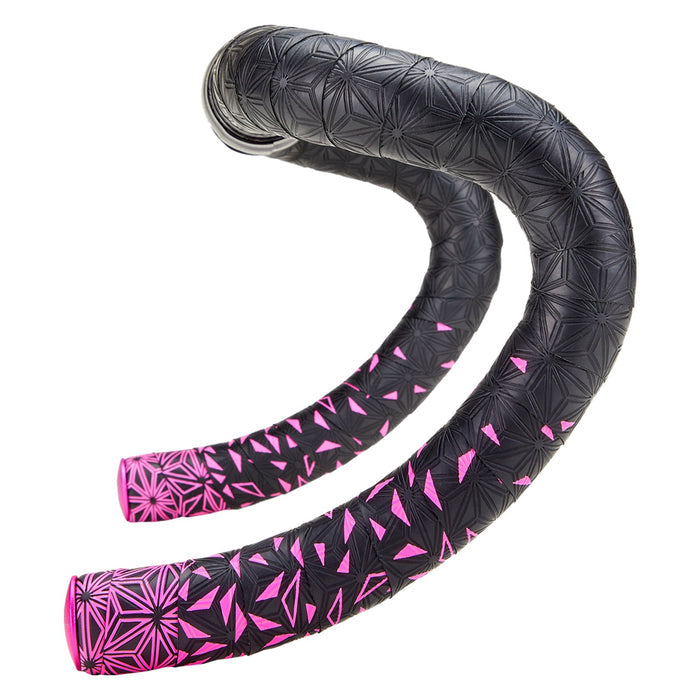 SUPACAZ SUPER STICKY KUSH STAR FADE handlebar tape - neon pink - SUPACAZ - Evelostore