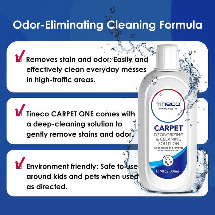 TINECO CARPET ONE series deodorizing & cleaning solution - 1L - TINECO - Evelostore