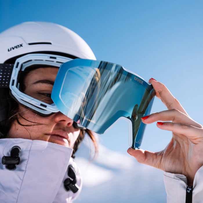 UVEX EVIDNT ATTRACT CYL Goggles - arctic blue matt - UVEX - Evelostore