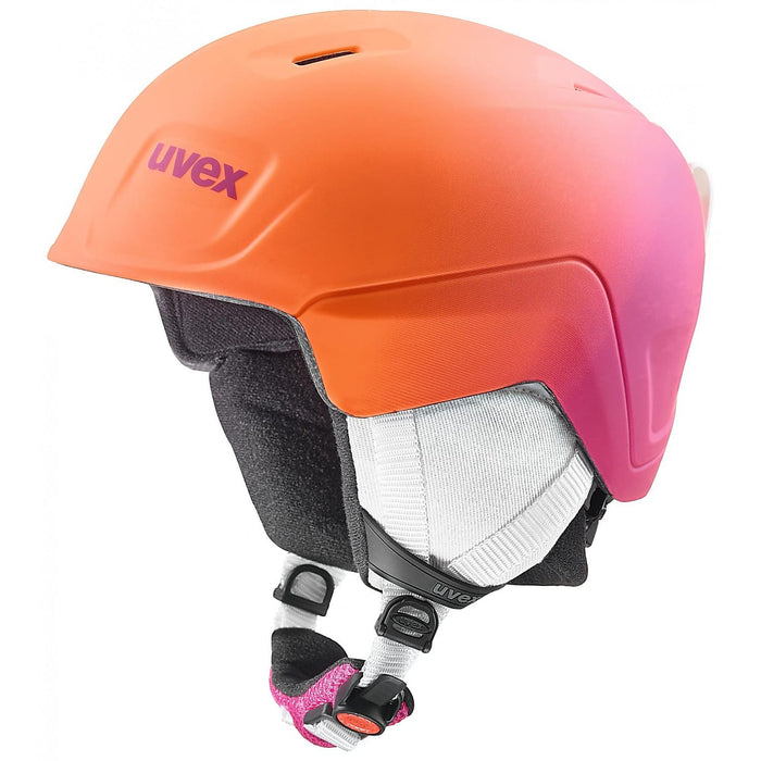 UVEX MANIC PRO PINK - ORANGE MET MAT helmet - UVEX - Evelostore