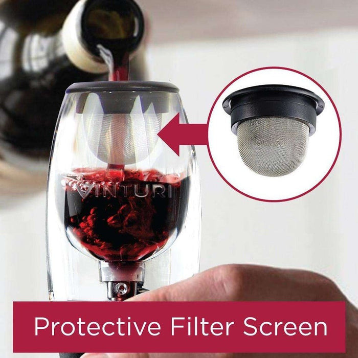 VINTURI V1010 wine aerator - black - VINTURI - Evelostore