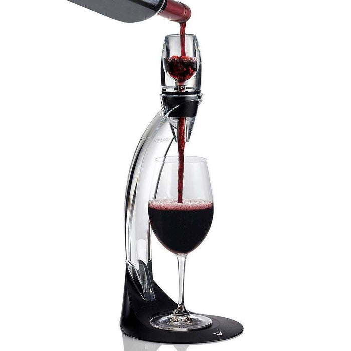 VINTURI V1071 red wine aerator tower set - black - VINTURI - Evelostore