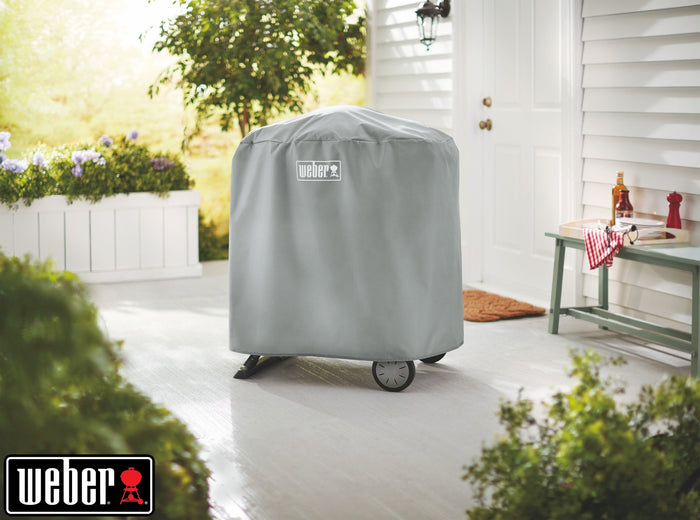 WEBER Barbecue Cover – Fits Q 1000 & 2000 with Stand or Permanent Cart, 7177 - WEBER - Evelostore