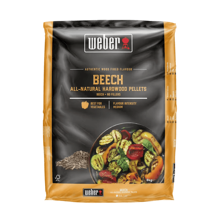 WEBER Beech All - Natural Hardwood Pellets, 3401054 - WEBER - Evelostore