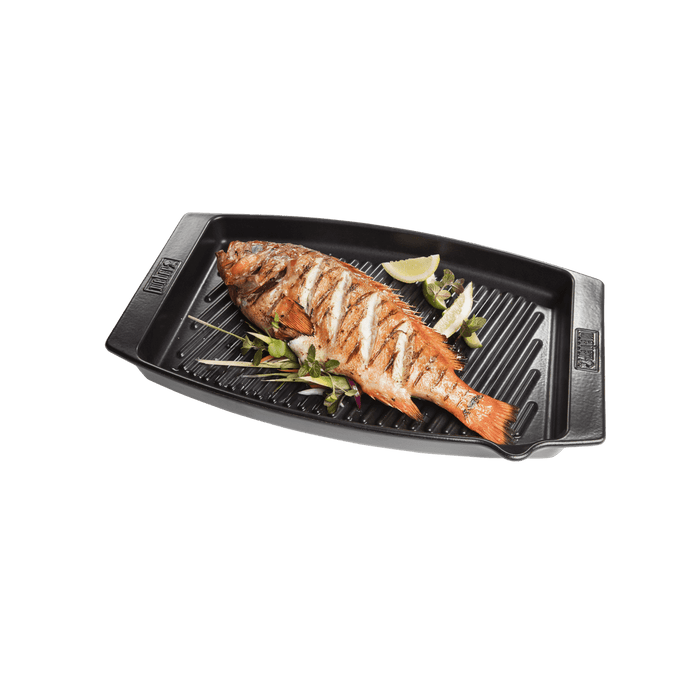 WEBER ceramic grill pan 47x28cm, 17886 - WEBER - Evelostore