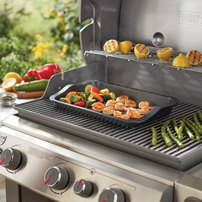 WEBER ceramic plancha 25.5x42.5cm, 17885 - WEBER - Evelostore