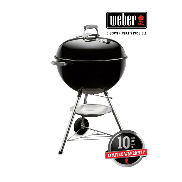 WEBER Charcoal barbecue Classic Kettle 57cm Black 1341504 - WEBER - Evelostore