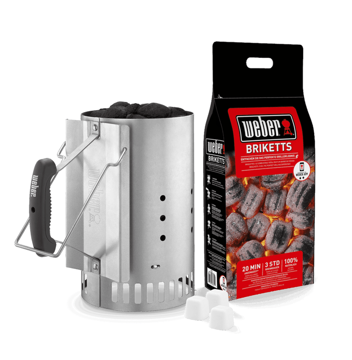 WEBER Chimney Starter Set, 17631 - WEBER - Evelostore