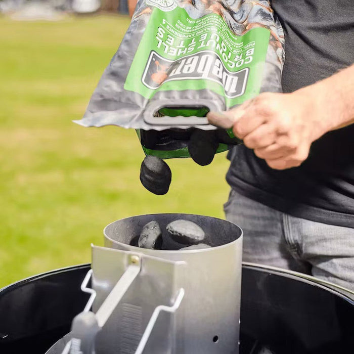 WEBER Coconut Shell Briquettes 2 kg, 18450 - WEBER - Evelostore