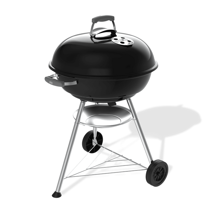 WEBER COMPACT KETTLE CHARCOAL BARBECUE 57CM, 1502061 - WEBER - Evelostore