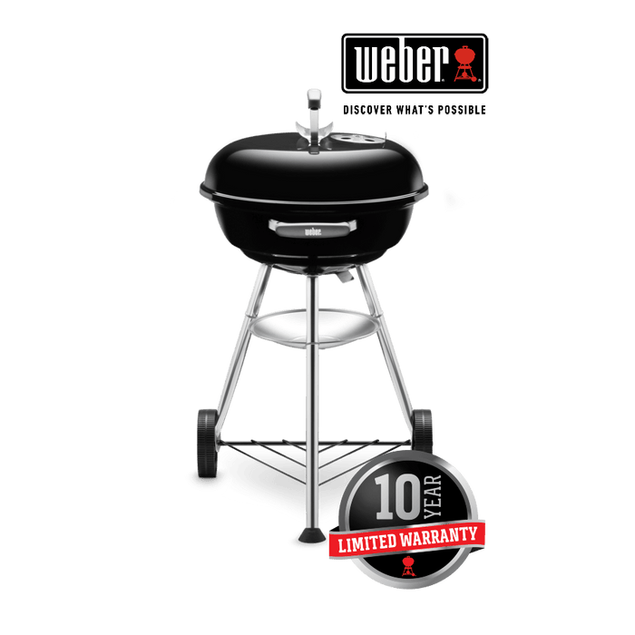 WEBER COMPACT KETTLE Charcoal Grill Ø 47 cm, 1221004 - WEBER - Evelostore