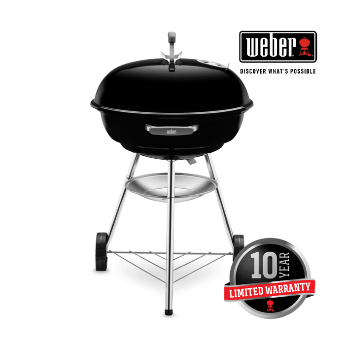 WEBER COMPACT KETTLE Charcoal Grill Ø 57 cm, 1321004 - WEBER - Evelostore