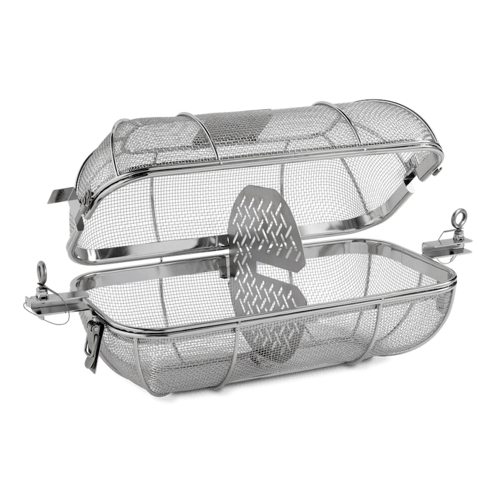 WEBER CRAFTED ROTISSERIE grilling basket 19x48x20cm, 7686 - WEBER - Evelostore