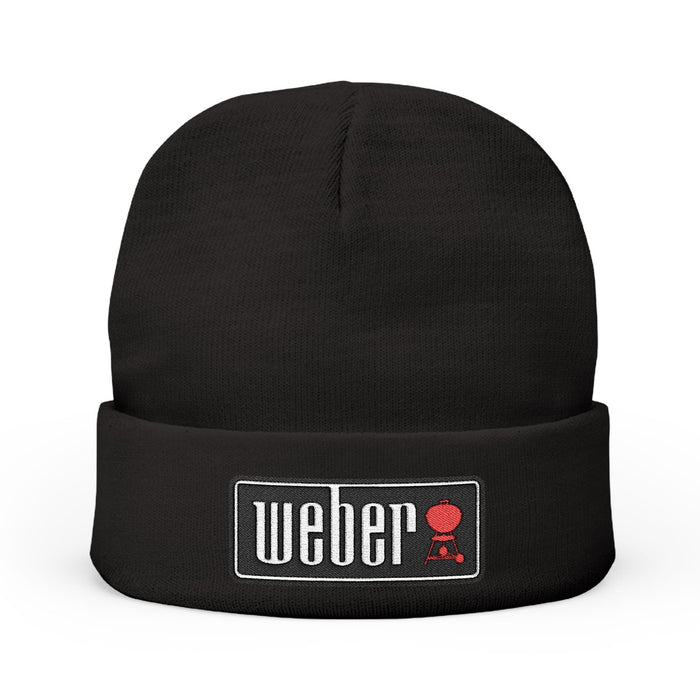 WEBER cuff knit beanie – black - ELEVEN SPORTSWEAR - Evelostore