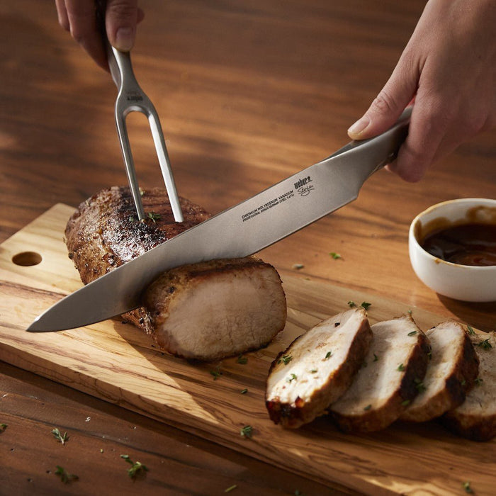 WEBER DELUXE Carving set, 17074 - WEBER - Evelostore