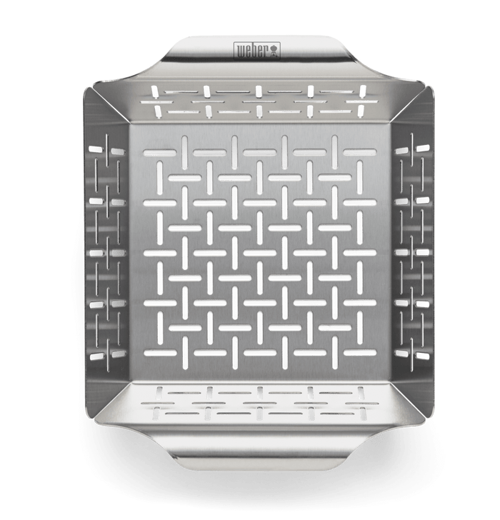 WEBER DELUXE grilling basket, small, 6481 - WEBER - Evelostore