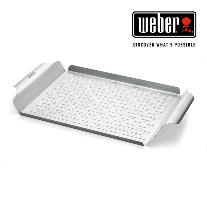 WEBER DELUXE Grilling pan - 30x44cm, 6434 - WEBER - Evelostore