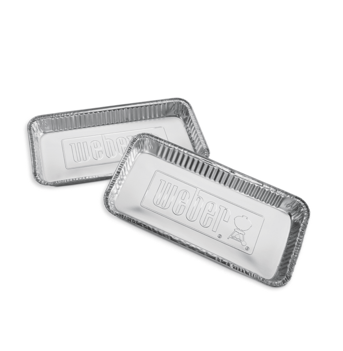 WEBER Drip Pans XL – 5 pcs, 6454 - WEBER - Evelostore