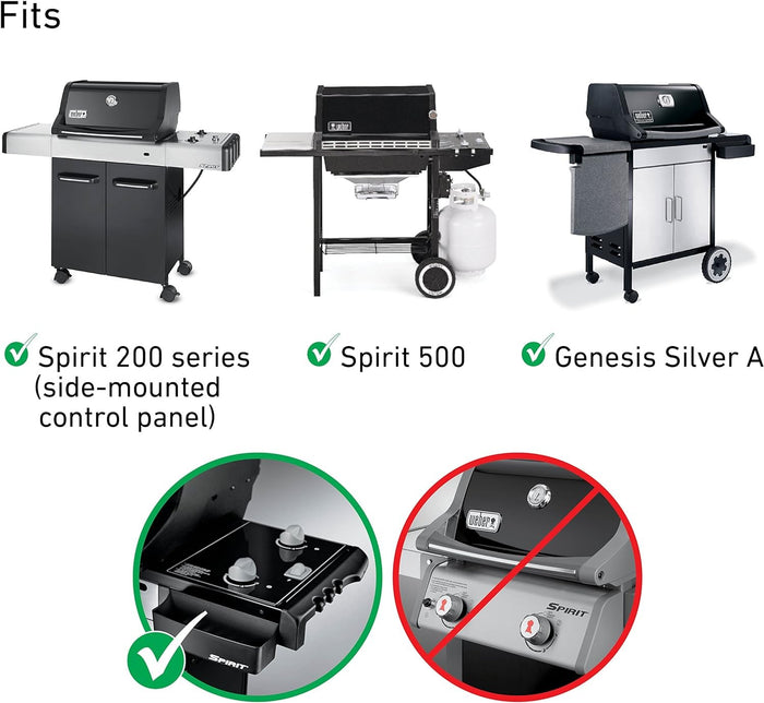 Weber Flavorizer Bars for Spirit 200 series, Spirit 500, and Genesis Silver A Gas Grills, 7534, 65943 - WEBER - Evelostore