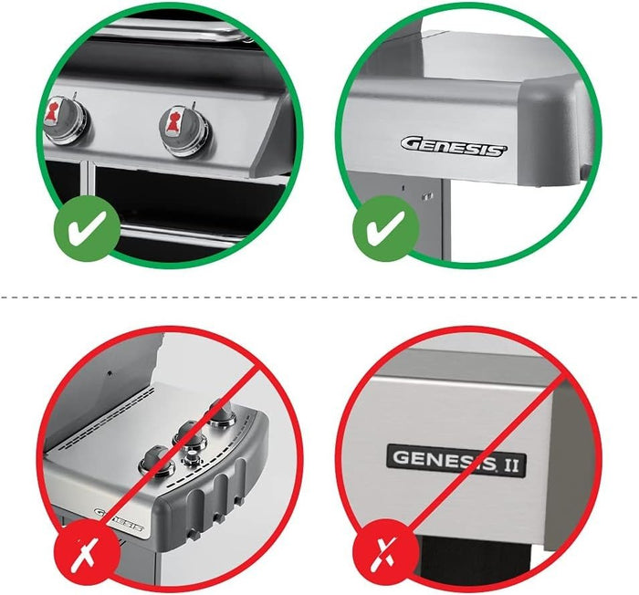 WEBER flavorizer bars Genesis 300 series 2011 - 2016, 5pcs (7621), 62783 - WEBER - Evelostore