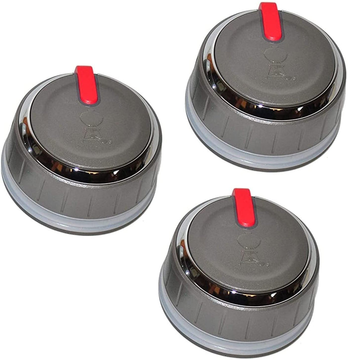WEBER GENESIS II LX (3 gab) control knob kit 66753 - WEBER - Evelostore