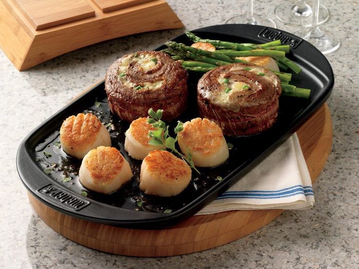 WEBER griddle - small 22x41cm, 6465 - WEBER - Evelostore