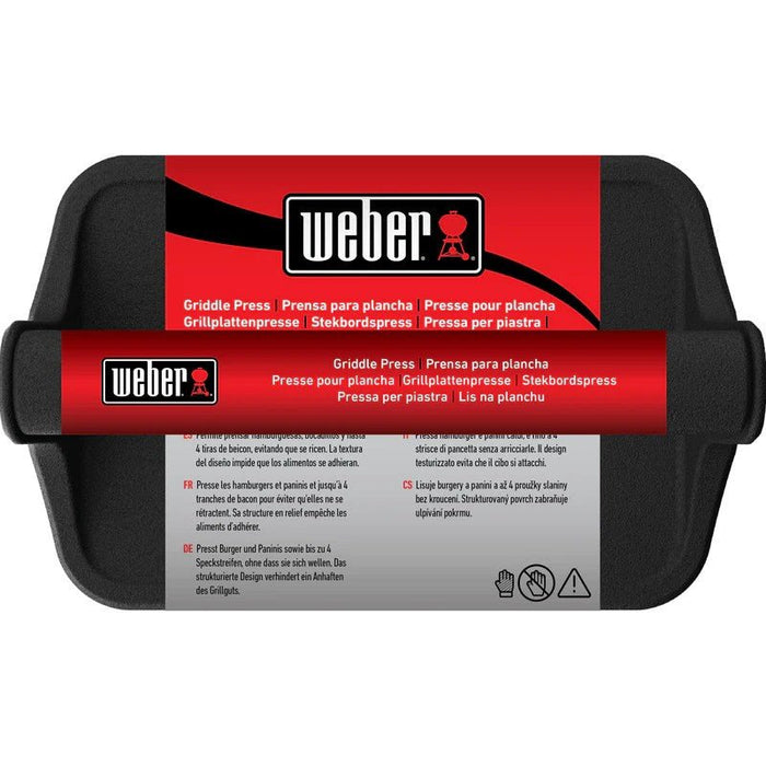 WEBER griddle press, 6785 - WEBER - Evelostore