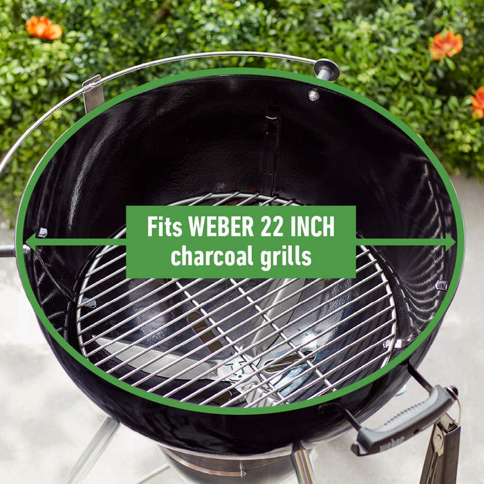WEBER grill coal roast size 43cm for BBQ 57cm, 7441 - WEBER - Evelostore
