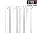 WEBER GRILLING SKEWER SET - 33cm, 8 pcs, 6320 - WEBER - Evelostore