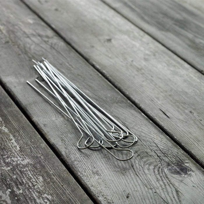 WEBER GRILLING SKEWER SET - 33cm, 8 pcs, 6320 - WEBER - Evelostore