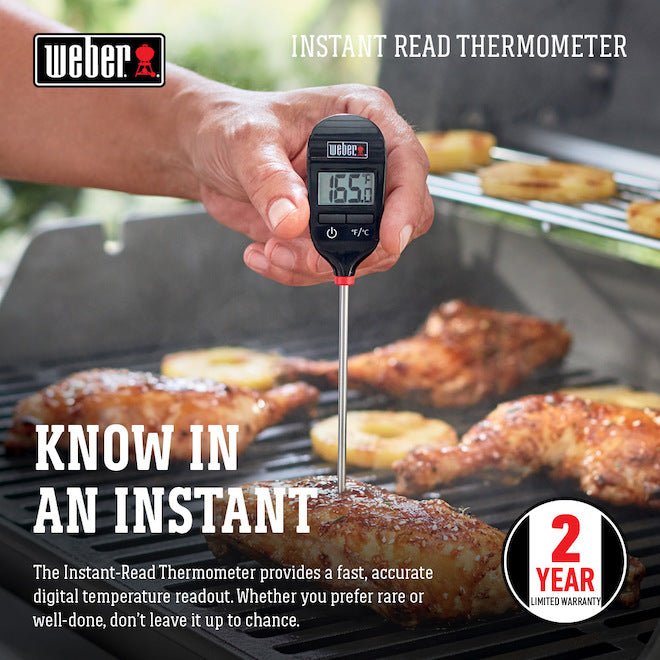 WEBER Instant - Read Thermometer, 6750 - WEBER - Evelostore