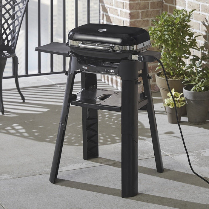 WEBER LUMIN COMPACT STAND stand with side table, 6616 - WEBER - Evelostore
