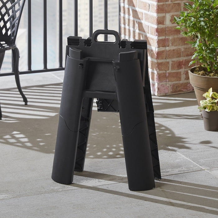 WEBER LUMIN COMPACT STAND stand with side table, 6616 - WEBER - Evelostore